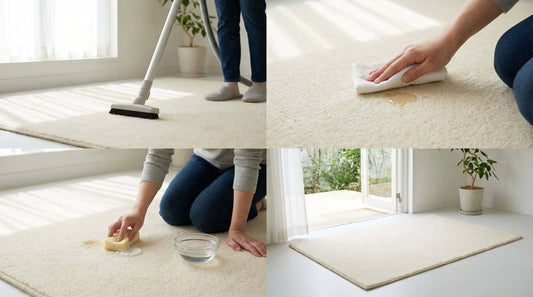 cleaning a wool rug care guide with vacuum and stain removal techniques