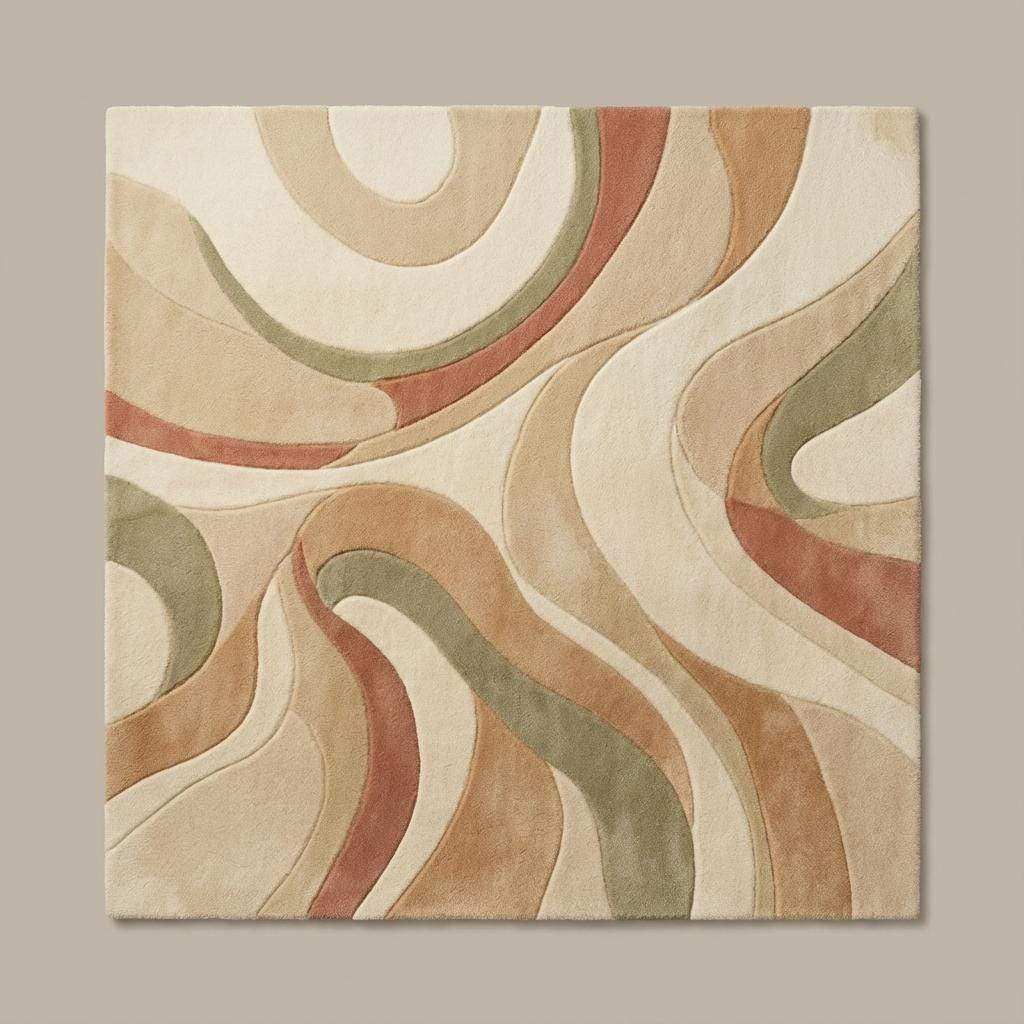 Handmade cream rugs in soft neutral tones made from high-quality wool