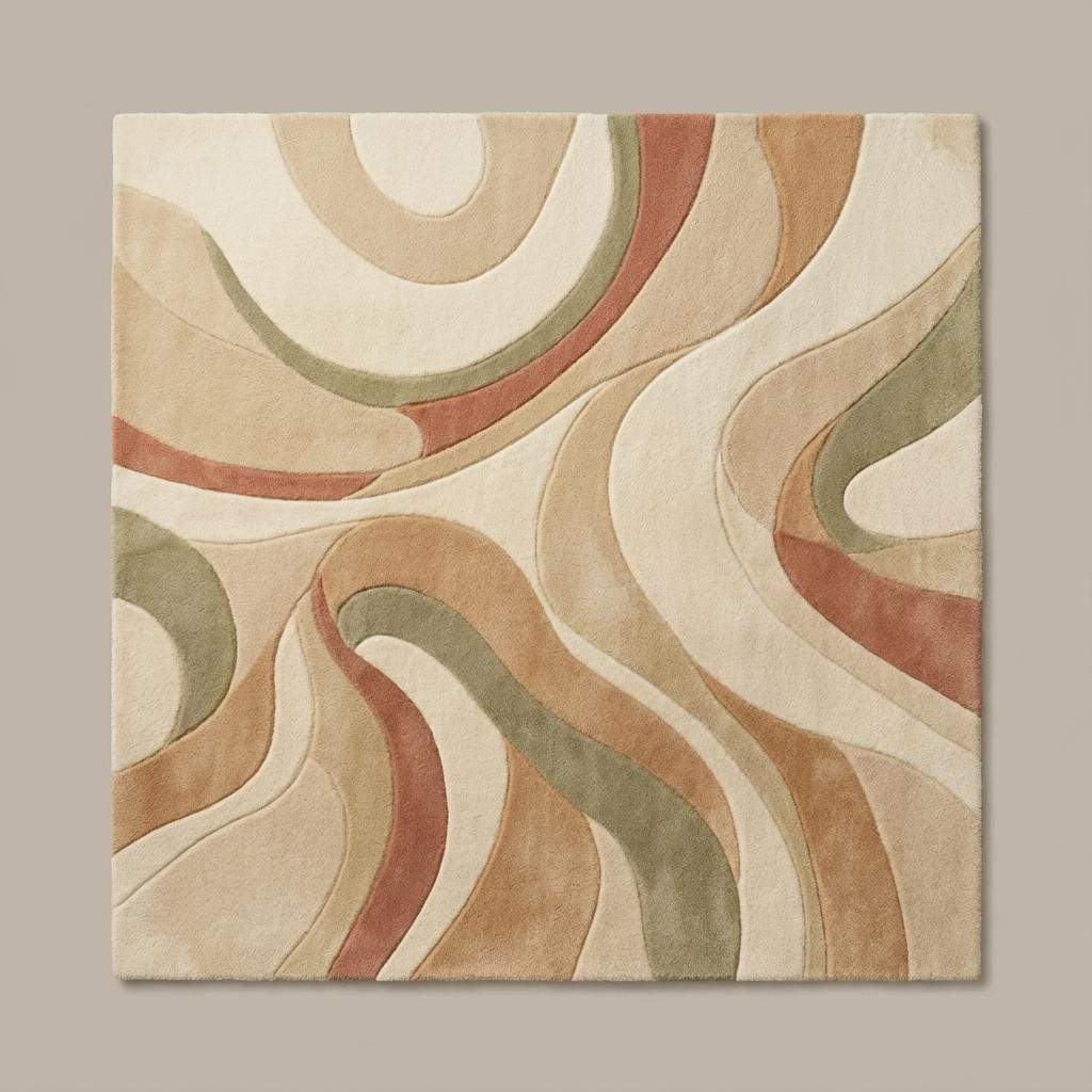 Handmade cream rugs in soft neutral tones made from high-quality wool