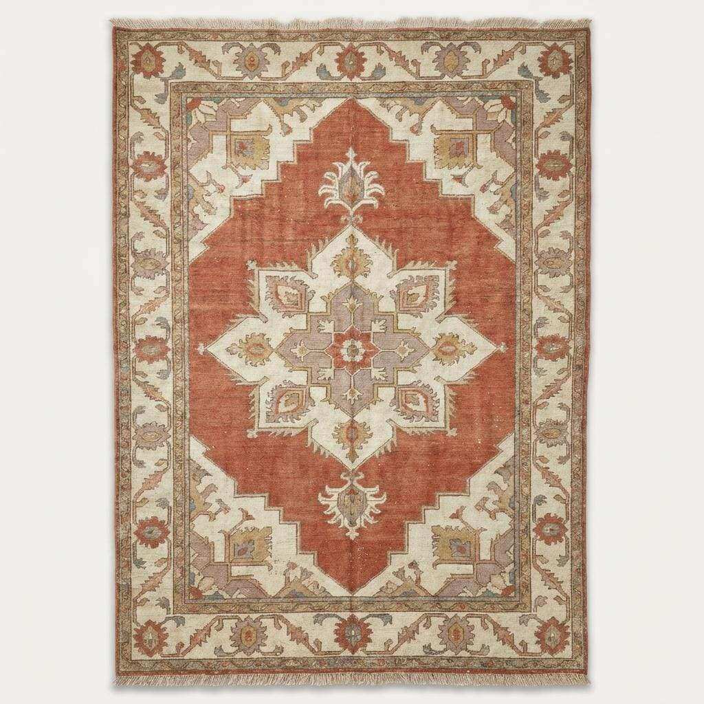 Handmade terracotta rugs in various sizes and textures for home decor