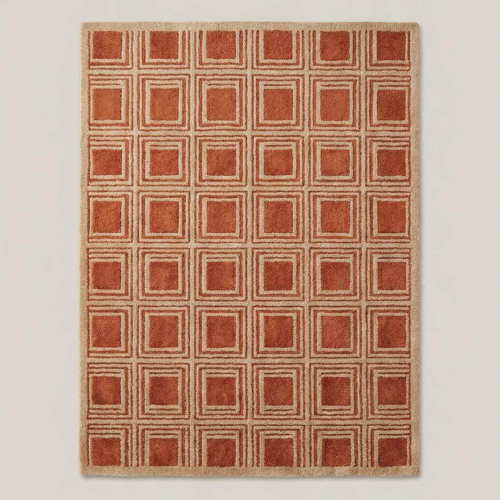 Soft handmade bedroom rugs made from premium wool for a cozy atmosphere