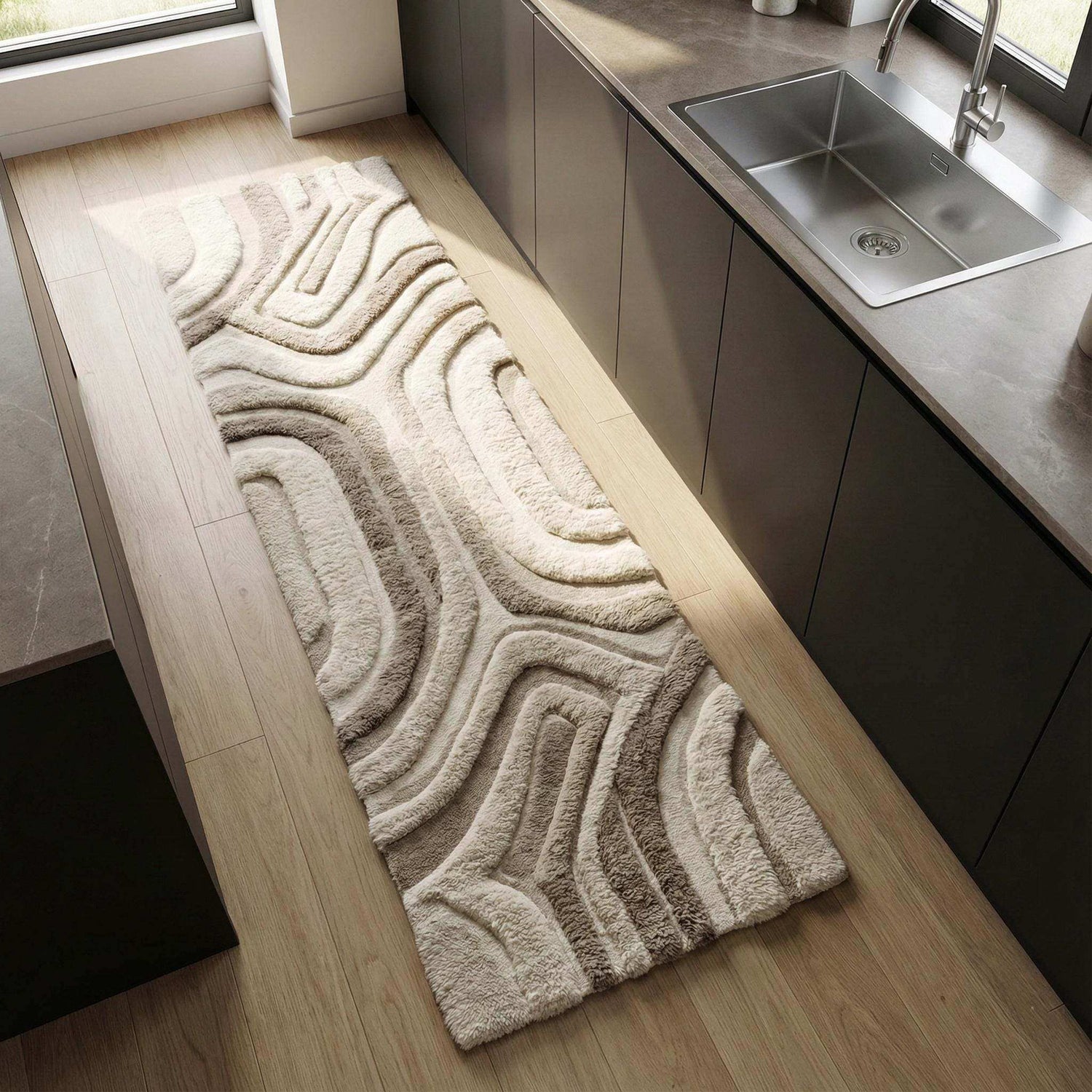 Handmade premium wool entryway rugs enhancing home entrance