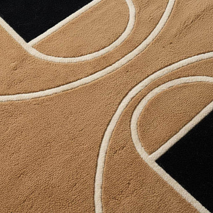 Basketball Court Area Rug Modern Geometric Kids Room Decor