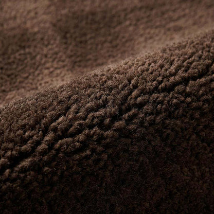 Close-up of dense plush fibers showing smooth low pile texture without shag strands __etsy:7903806471