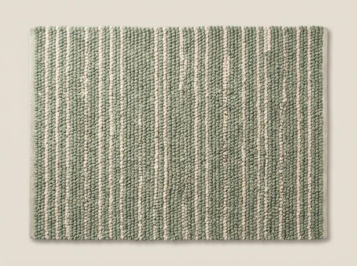 Thick braided wool texture with visible strand definition and matte finish