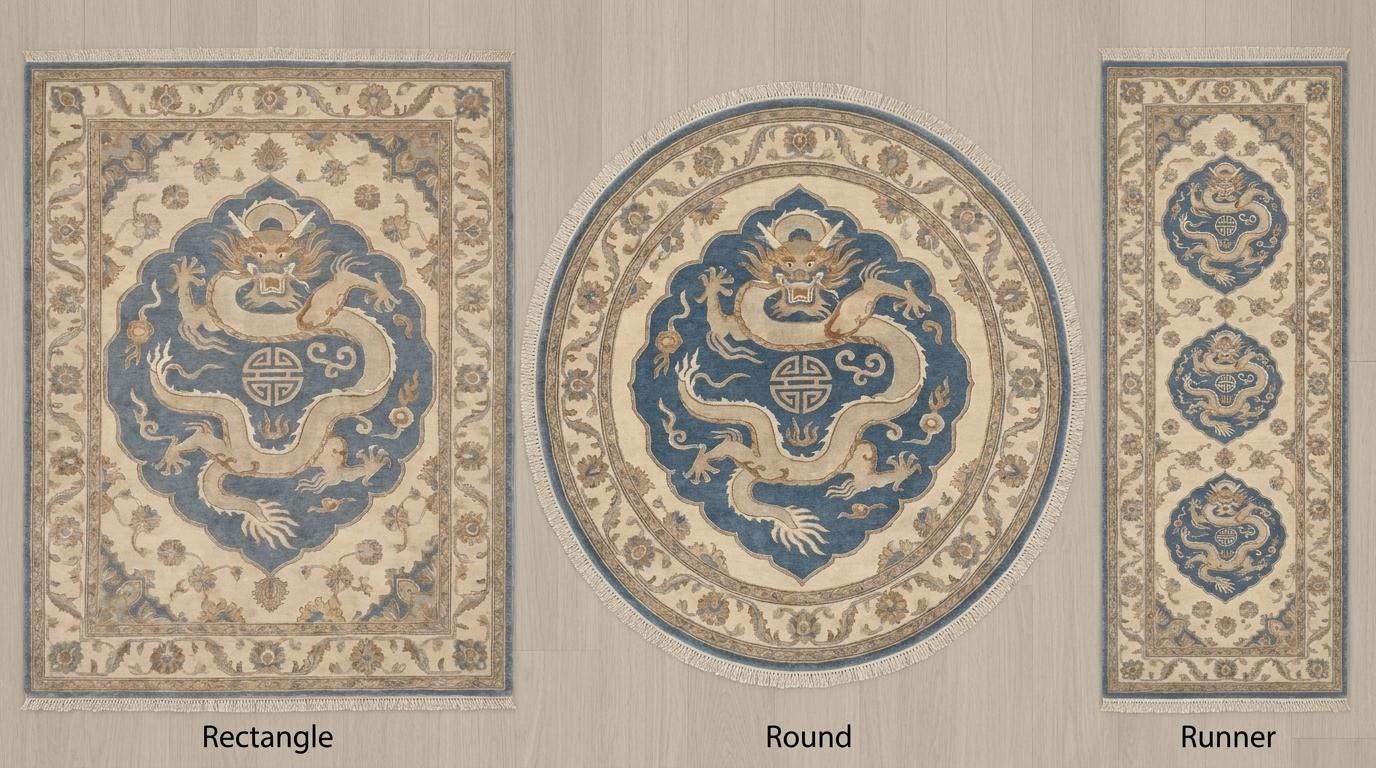 Handmade rug available in rectangle, runner, round, and hallway sizes for living room, bedroom, and entryway styling __etsy:8110153115
