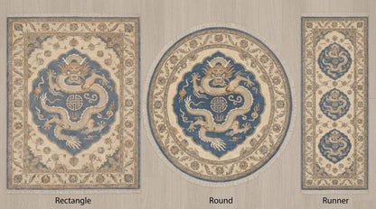 Handmade rug available in rectangle, runner, round, and hallway sizes for living room, bedroom, and entryway styling __etsy:8110153115