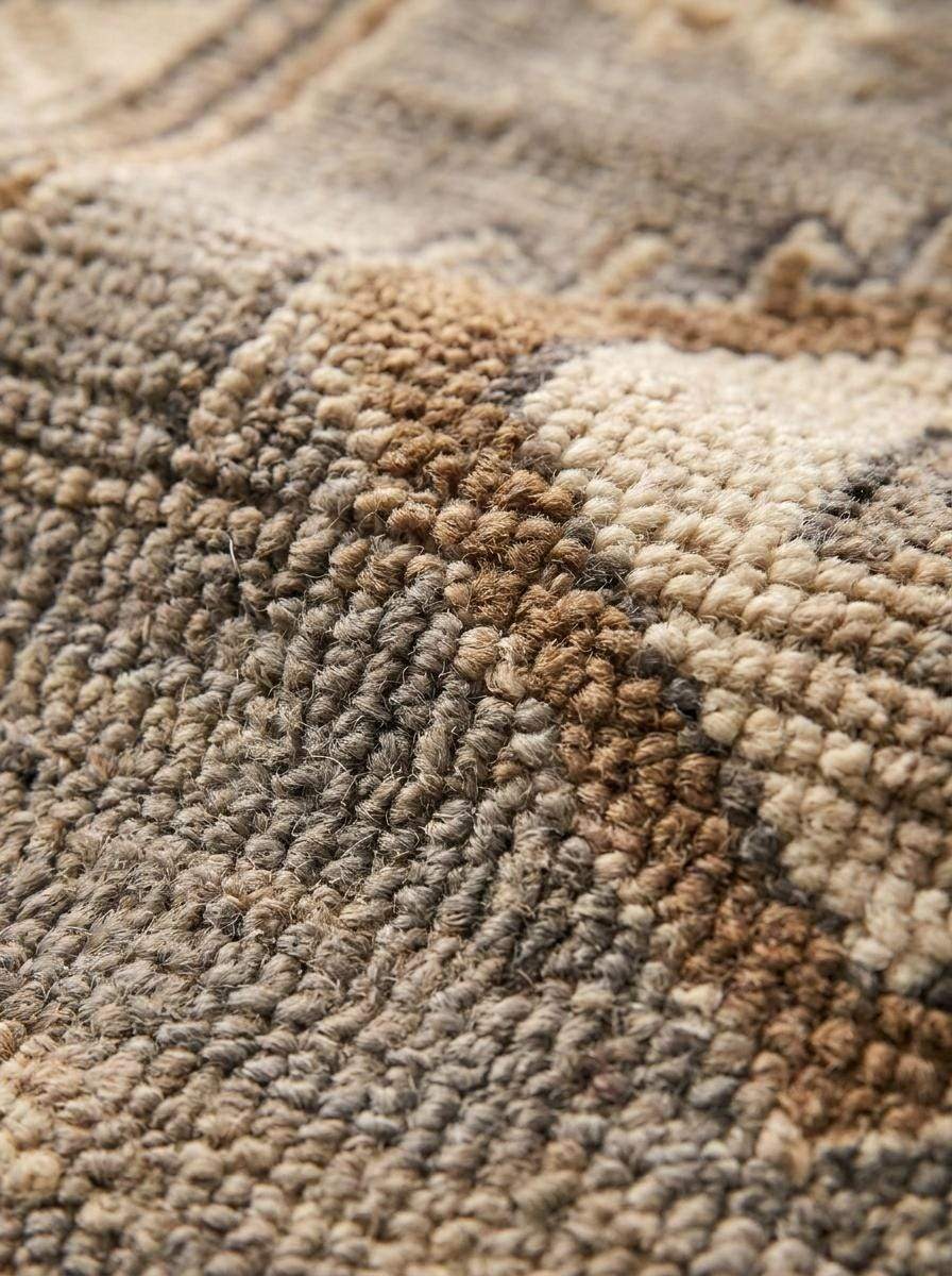 Hand Knotted Oushak Runner Rug, Neutral Tribal Hallway Carpet, Beige Wool Turkish Style Entryway Decor __etsy:8091967484