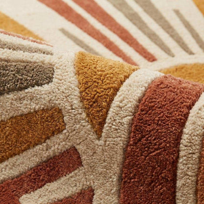 Hand Tufted Wool Modern Area Rug for Living Room Aesthetic Home Decor