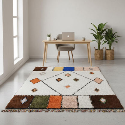 cream rug