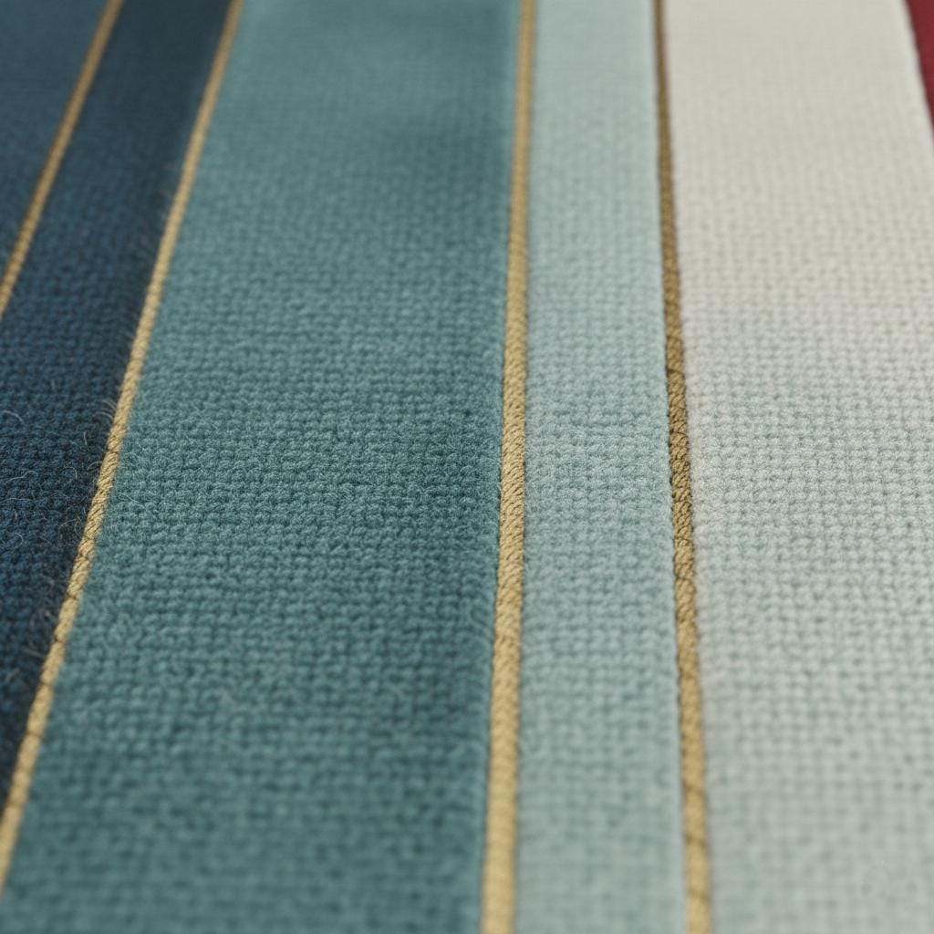 Metallic Gold Stripe Rug: Jewel Tone Hand-Woven Decor 9x12 Rug Teppich