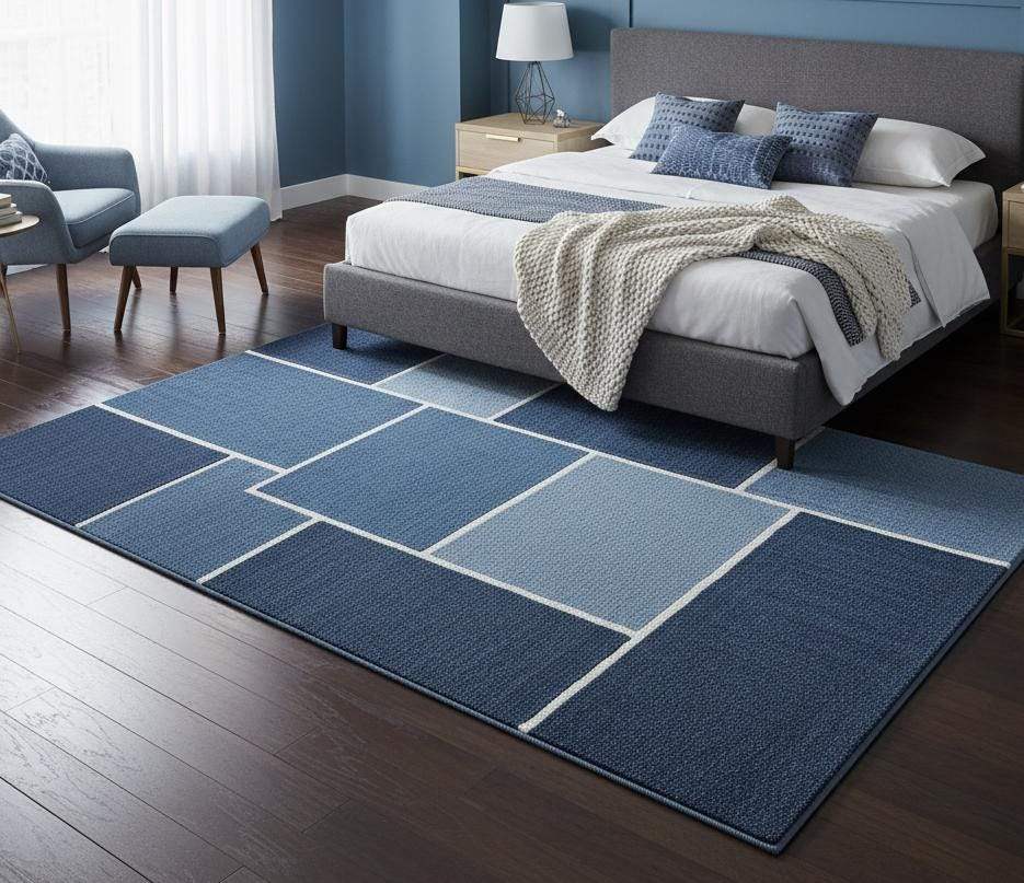 Modern 3D Wave Rug | Soft Thick Carpet, Custom Size