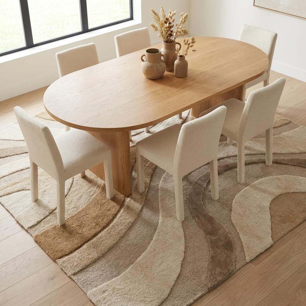 Large modern area rug carpet with sculpted texture ideal for living room and minimalist interiors __etsy:7917622129