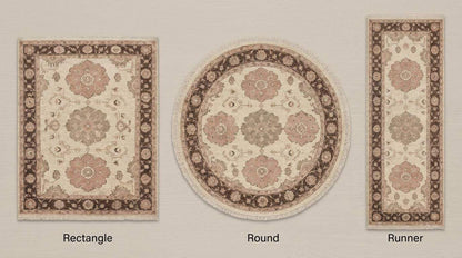 Handmade rug available in rectangle, runner, round, and hallway runner sizes for living room and bedroom interiors __etsy:8062259344