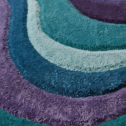 Artisan hand tufted rug highlighting plush pile height, textured surface, and handcrafted quality finish. __etsy:7543976172