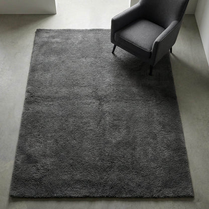 Soft Plush Grey Rug • Hand Tufted Modern Area Rug __etsy:7548464323